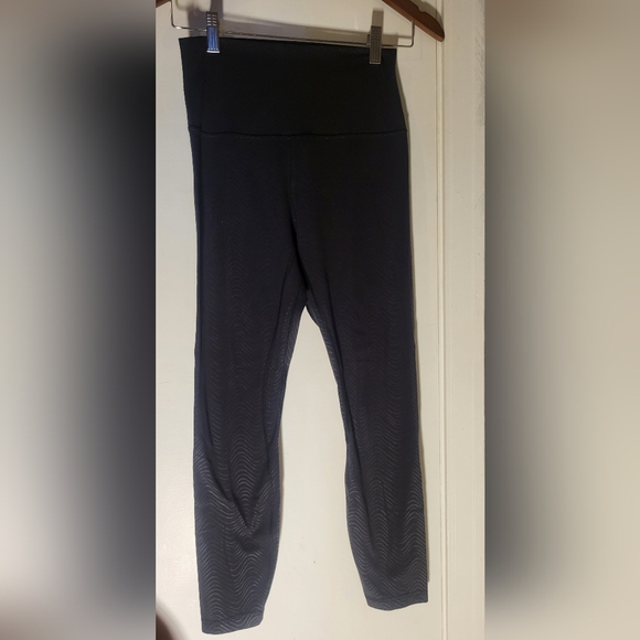 Lululemon Align High-Rise Pant 25" Aqueous Emboss Black - Picture 5 of 9